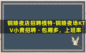 铜陵夜店招聘模特-铜陵夜场KTV小费招聘 - 包厢多，上班率